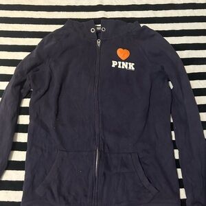 NFL PINK Victoria's Secret Dark Blue Hoodie